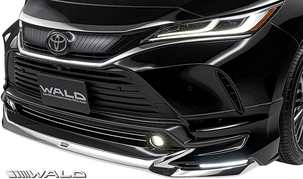 【M's】 80ハリアー MXUA80 MXUA85 (2020.5-) WALD EXECUTIVE LINE フロントスポイラー ABS ヴァルド バルド エアロ パーツ 部品 リップ拍卖