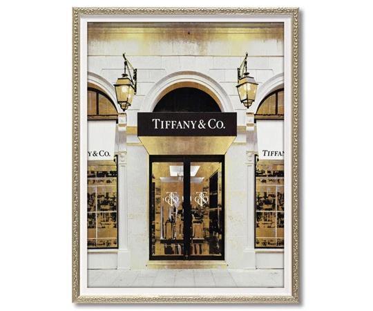 TIFFANY(ティファニー)キャンバスアート 額付き 絵画 壁掛け★新品 送料無料★アートフレーム ファッション お洒落 インテリア 56227211拍卖