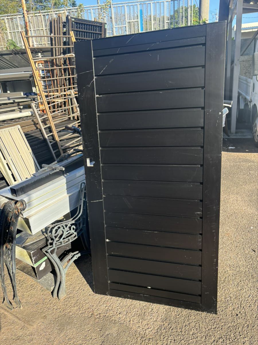 三協アルミ 門扉 目隠し 片開き 幅約80cm 高約160cm 柱無 取手、ロック無 勝手口拍卖