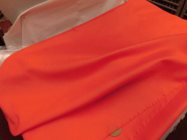 ☆シルモンド綾26228☆服飾用裏地☆朱赤色5m拍卖