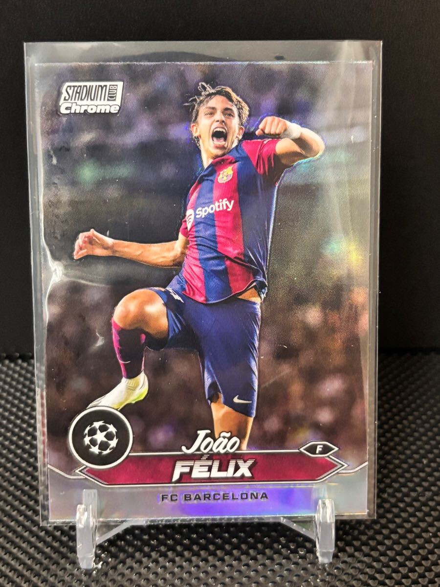 2023-24 Topps Stadium Club Chrome Joao Felix Refractor Barcelona拍卖