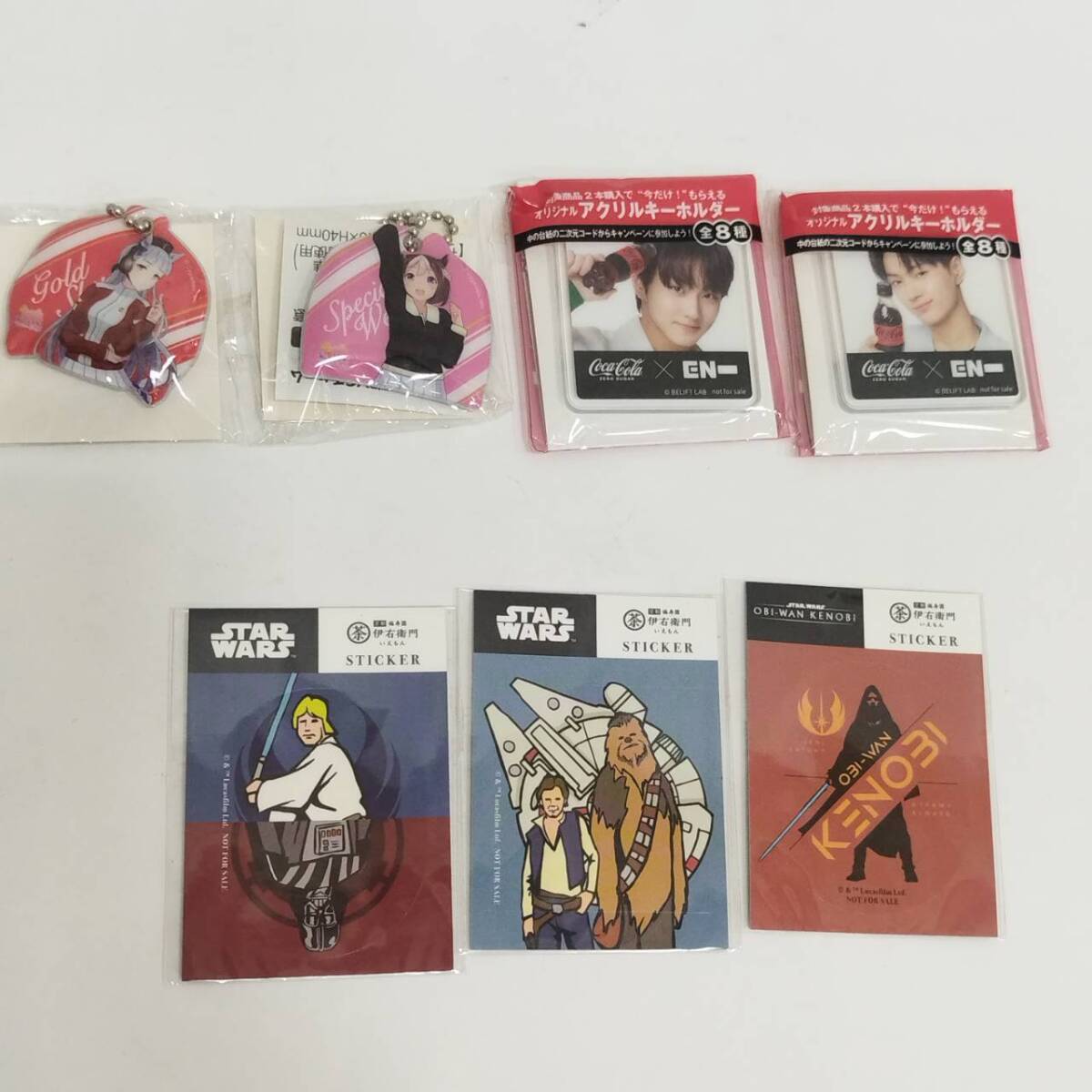 #2828 国内飲料おまけセット (ウマ娘 EN- STARWARS ) 中古品 現状保管品拍卖