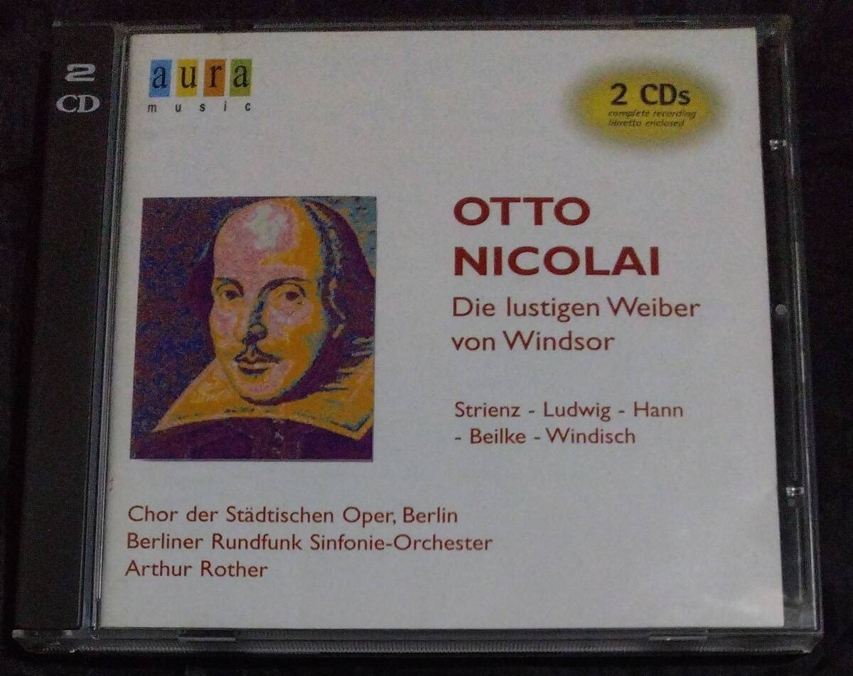 2CD/ オットー・ニコライ Otto Nicolai /Merry Wives of Windsor/ ウィンザーの陽気な女房たち The Merry Wives of Windsor拍卖