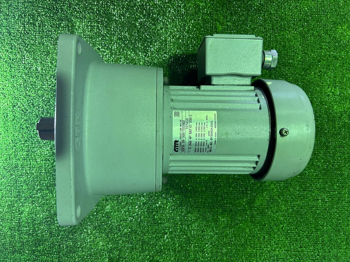 ニッセイ GTR インダクションギアモータ G3FB-28-200-T020WZ 380/400V ~0.2kW4P 引取可能拍卖