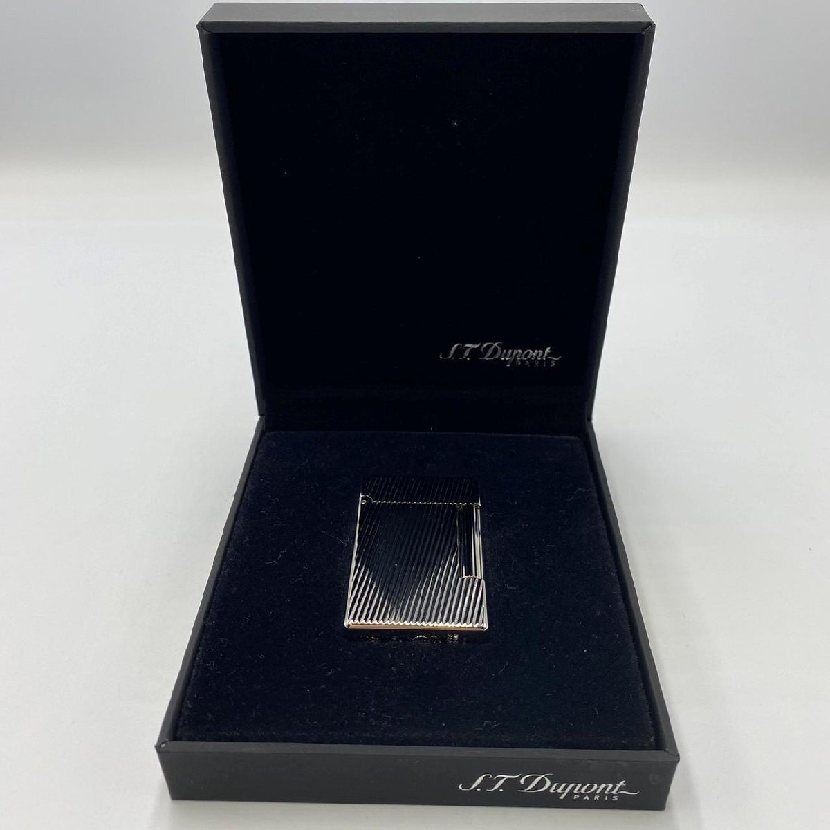 【着火確認済】S.T.Dupont デュポン 020830 ダイアゴナルライター 喫煙器具 ガスライター ブランド 生活雑貨拍卖