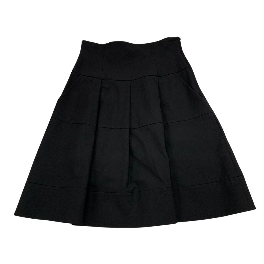 フォクシー ニューヨーク スカート 26941-NSSFA213HB ポリエステル 膝丈 ブラック レディース サイズ38 FOXEY NEW YORK【AFB43】拍卖
