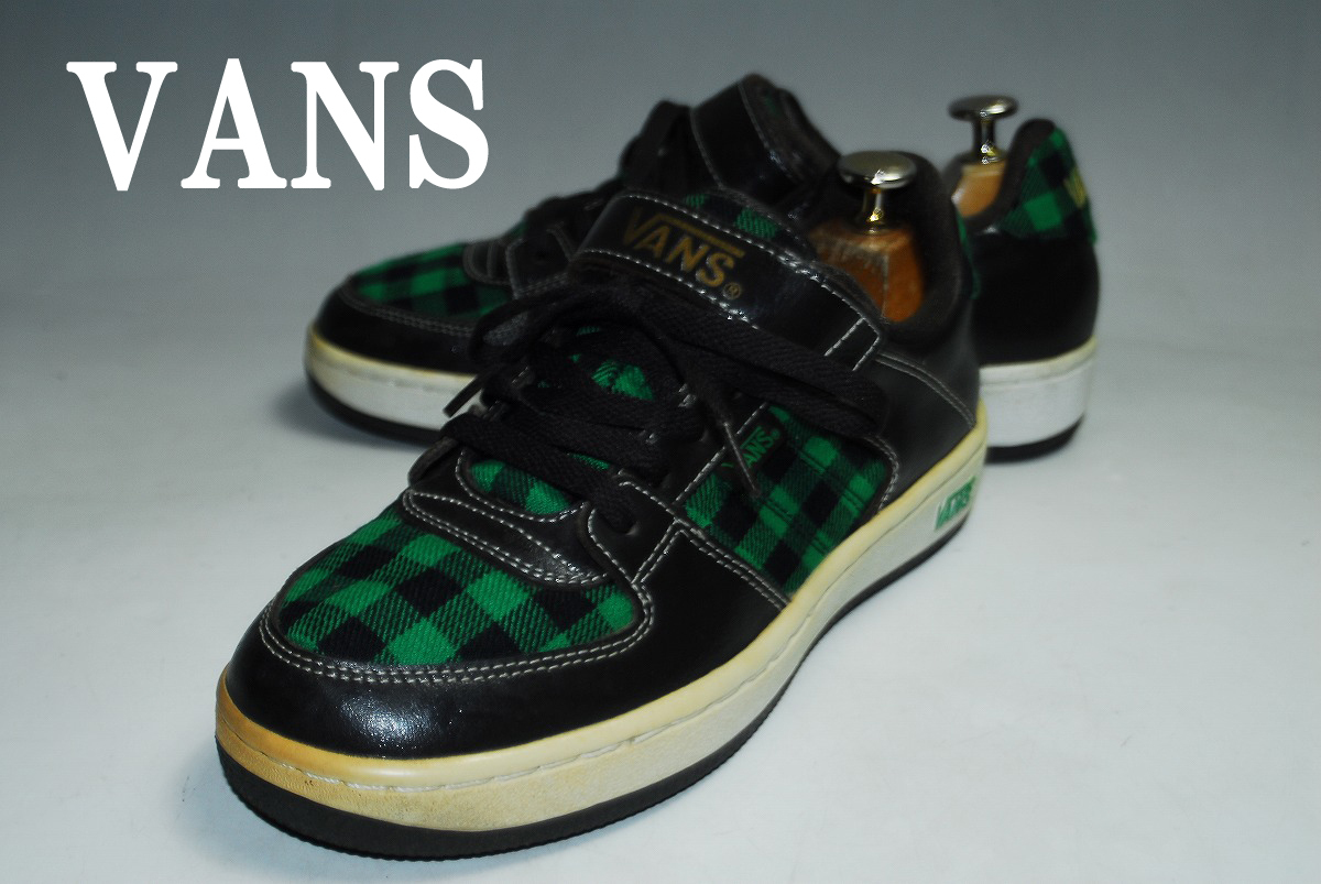 ATX784/期間限定!最終価格!早い者勝ち!バンズ/VANS/23.5㎝/US5/ロー/緑/良品/存在感抜群!洗練されたデザイン!スニーカー拍卖