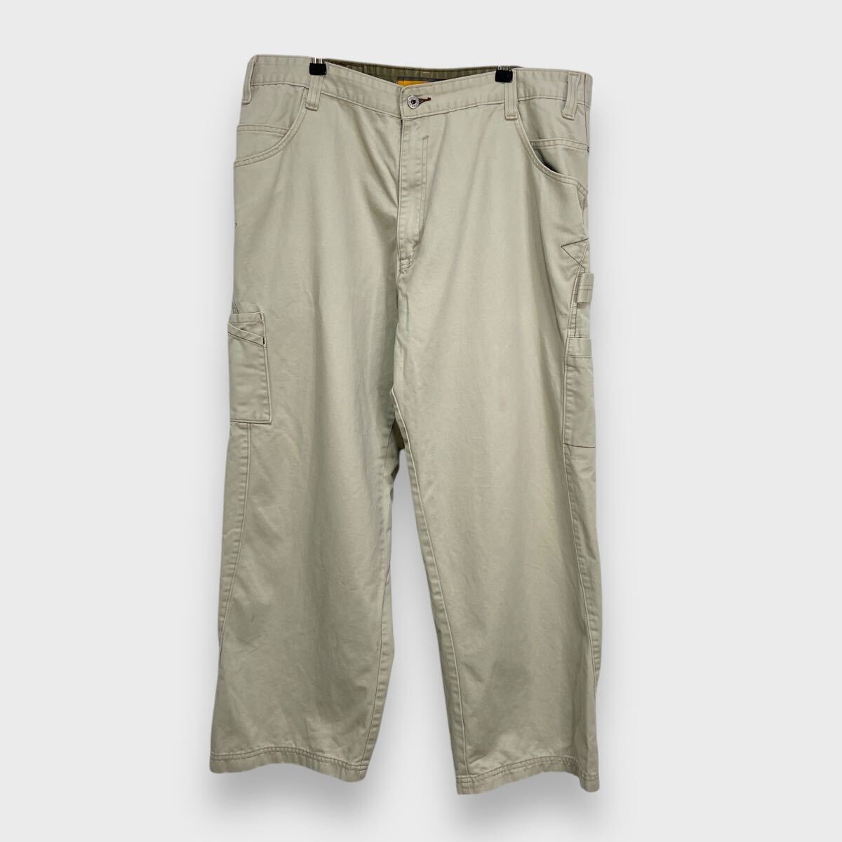 送料無料☆ 00s☆リーバイス☆シルバータブ☆ペインターパンツ☆ベージュ☆W38L30拍卖