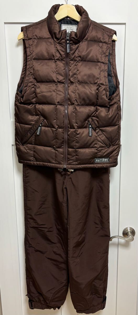 HUITTIEME 8e ウィッテム レディース L ダウン ベスト パンツ セット 送料無料 sports studio ブラウン拍卖