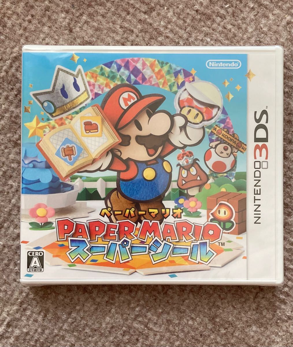 3DS ペーパーマリオ スーパーシール 新品拍卖