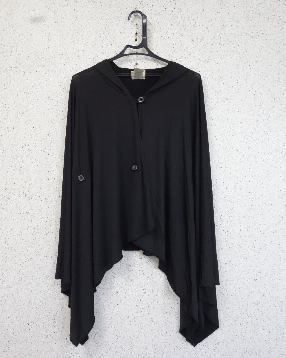 レディース PLANET SURF HAWAII 水着 スイムウェア ラッシュガード ポンチョ カーディガン サイズ2L~3L 黒 ブラック拍卖