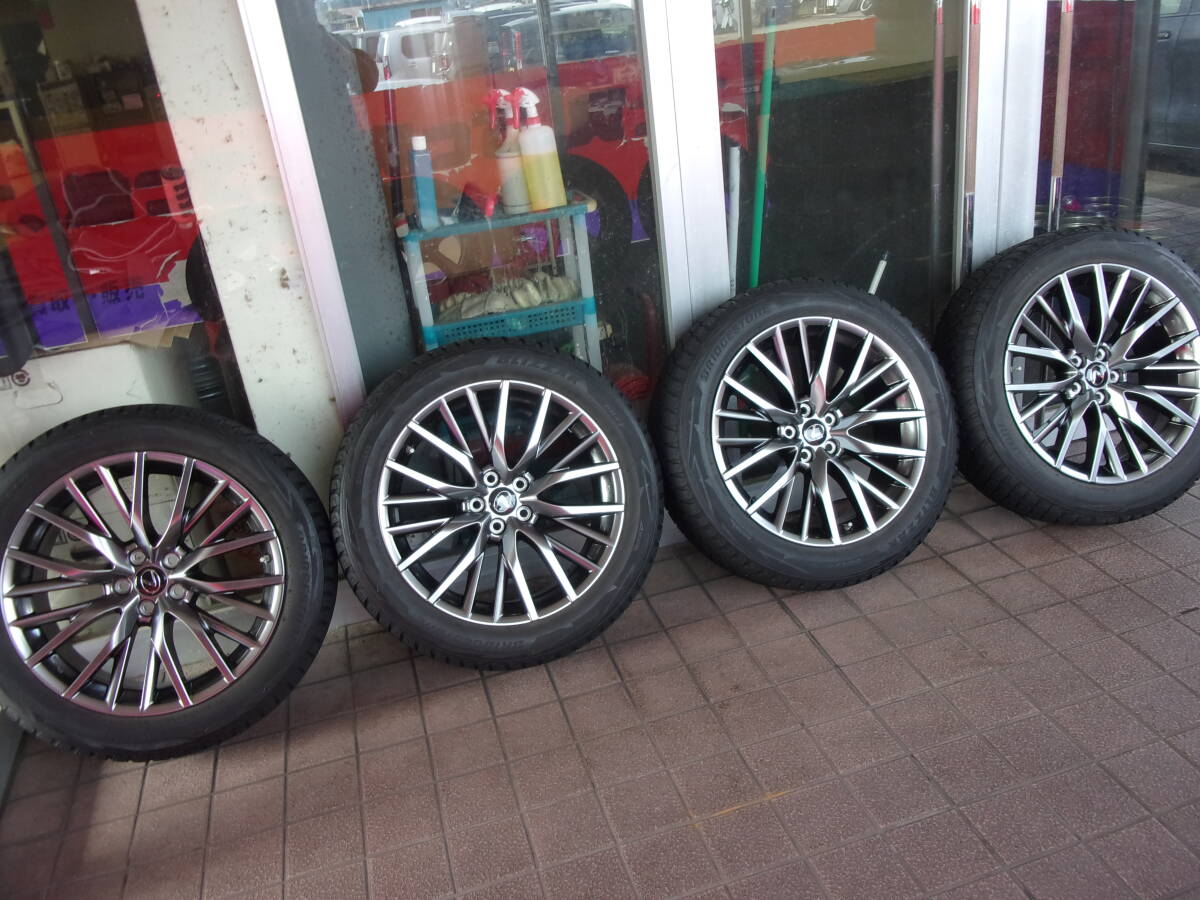 ♪S3218 レクサスRX純正アルミホイール ブリヂストン DM-V2 235/55R20 タイヤセット♪拍卖