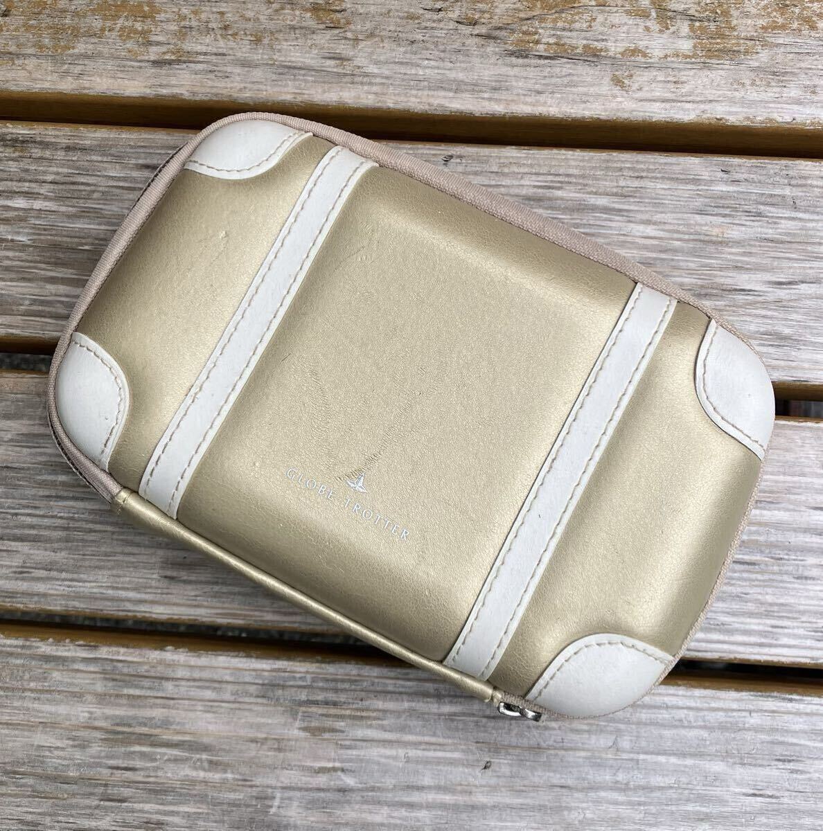 英国王室御用達 グローブトロッター × ANA アメニティケース ゴールド 送料無料拍卖