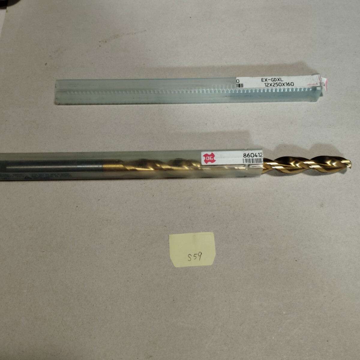 S59 未使用品 ロングドリル コーティングドリル 12.0 OSG ゴールドドリル ex-gdxl 12.0 旋盤 フライス盤拍卖