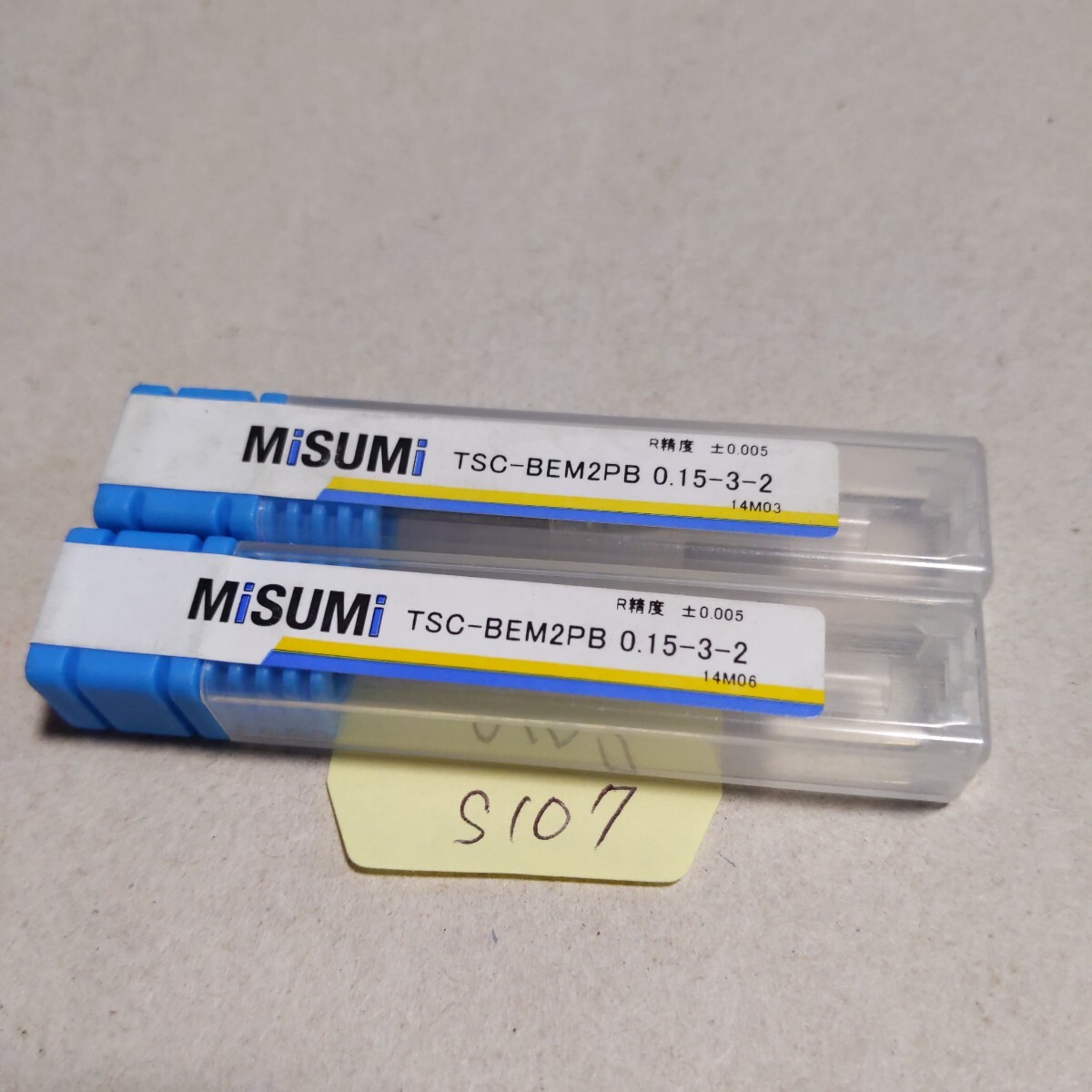 S107 未使用品 ミスミ 超硬ボールエンドミル R0.15 テーパーネックボールエンドミル MISUMI 消耗品 超硬エンドミル拍卖