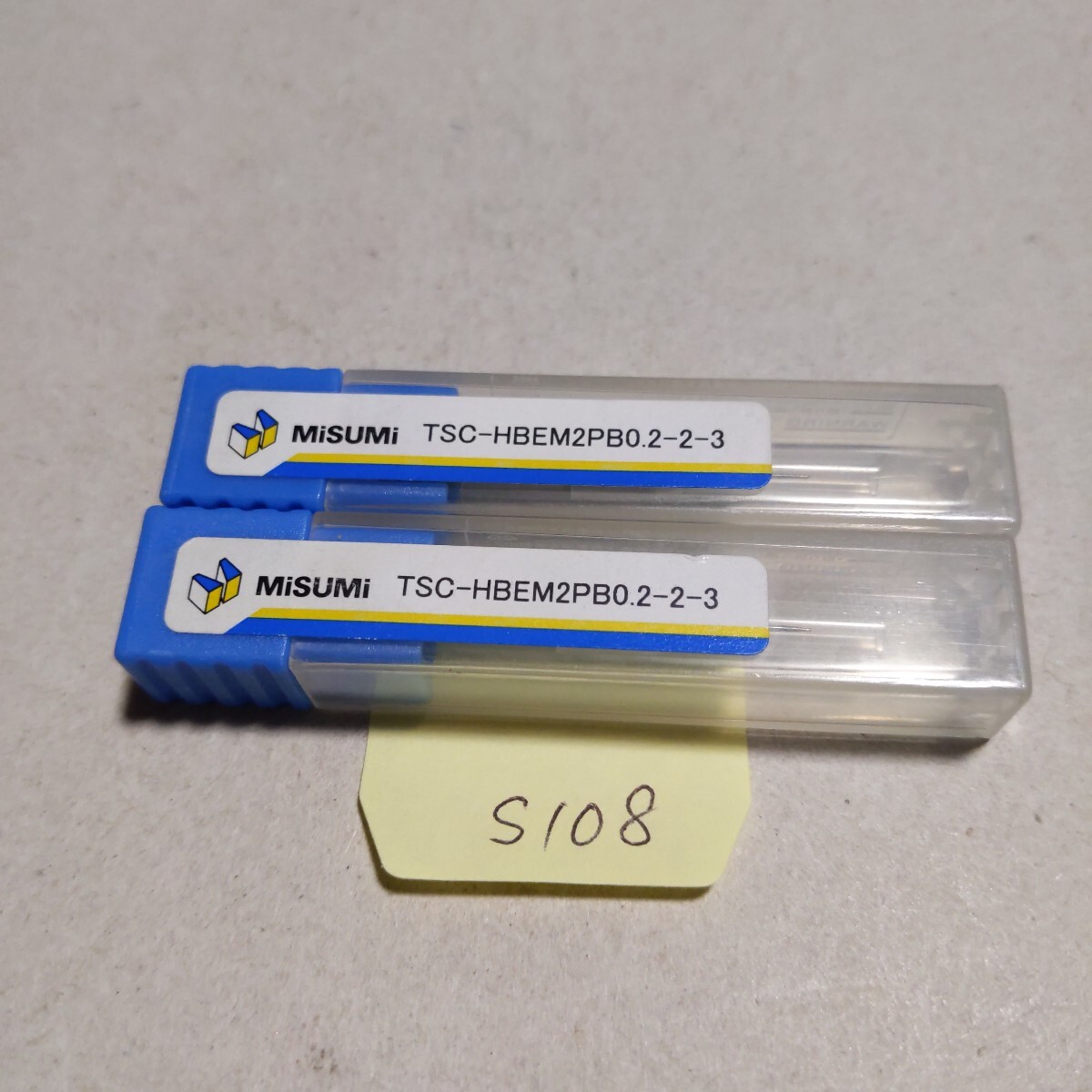 S108 未使用品 ミスミ 超硬ボールエンドミル R0.2 テーパーネックボールエンドミル 0.2R MISUMI 消耗品 超硬エンドミル拍卖