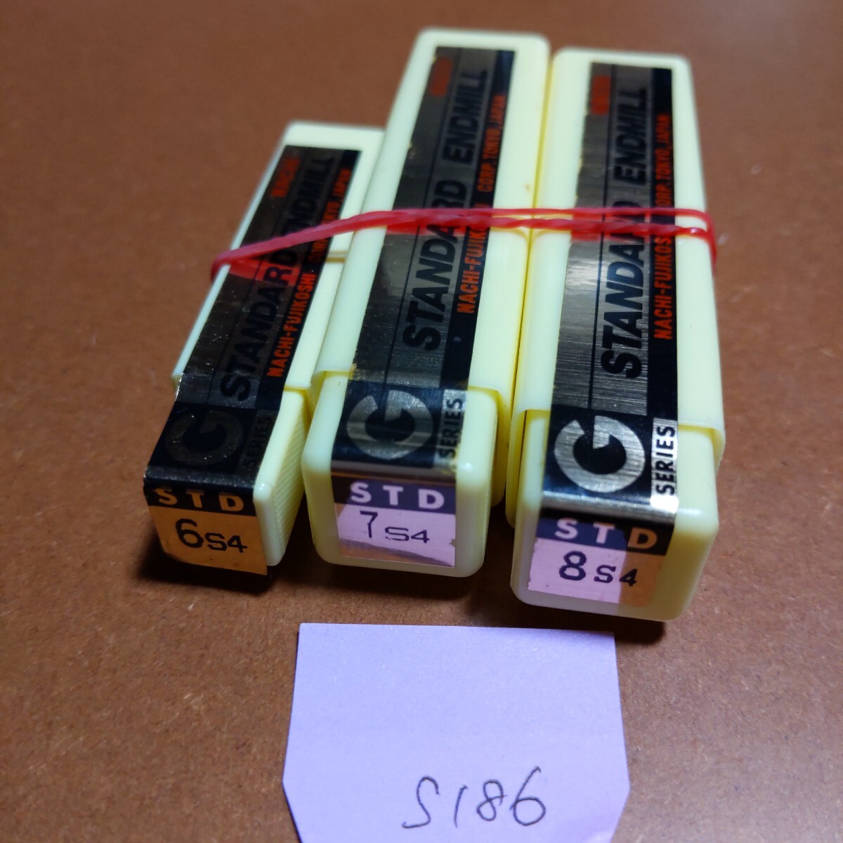 S186 未使用品 ナチ NACHI 4枚刃 エンドミル 6.0 7.0 8.0 コーティングエンドミル 消耗品拍卖