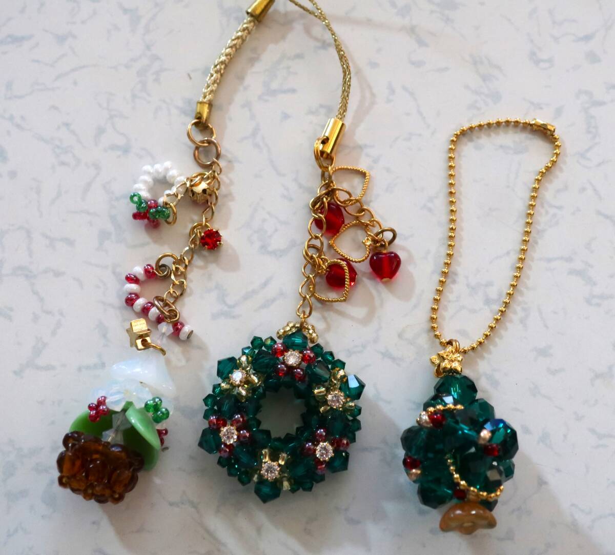 完成品★ クリスマス ストラップ 3個セット B拍卖