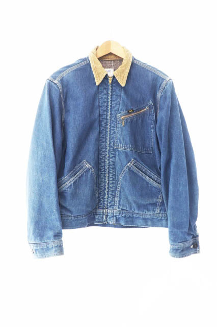 リー LEE 60s 70s ヴィンテージ TALON ジッパー 裏地ブランケット デニム ジャケット 191-LB 36 インディゴ ブランド古着ベクトル 中古2411拍卖