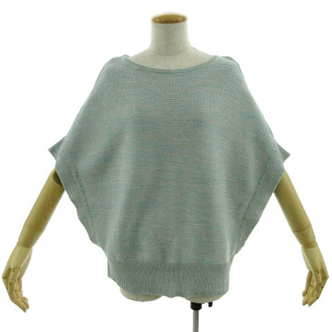 アーバンリサーチ ドアーズ URBAN RESEARCH DOORS メランジガーターショートKNIT DR45-22E114 ミックス糸 ミント グレー M拍卖