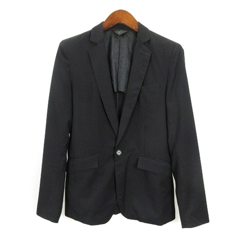 グラム glamb テーラード ジャケット 1B ブラック 1 241122E メンズ拍卖