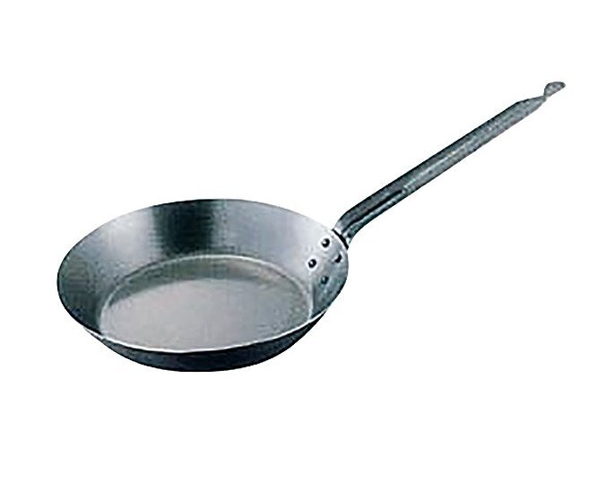 ☆ブルーテンパー鉄厚底板フライパン28cm厚底板約2.0mmIH100・200V対応油のなじみが良く丈夫で錆びにも強い日本製新品拍卖