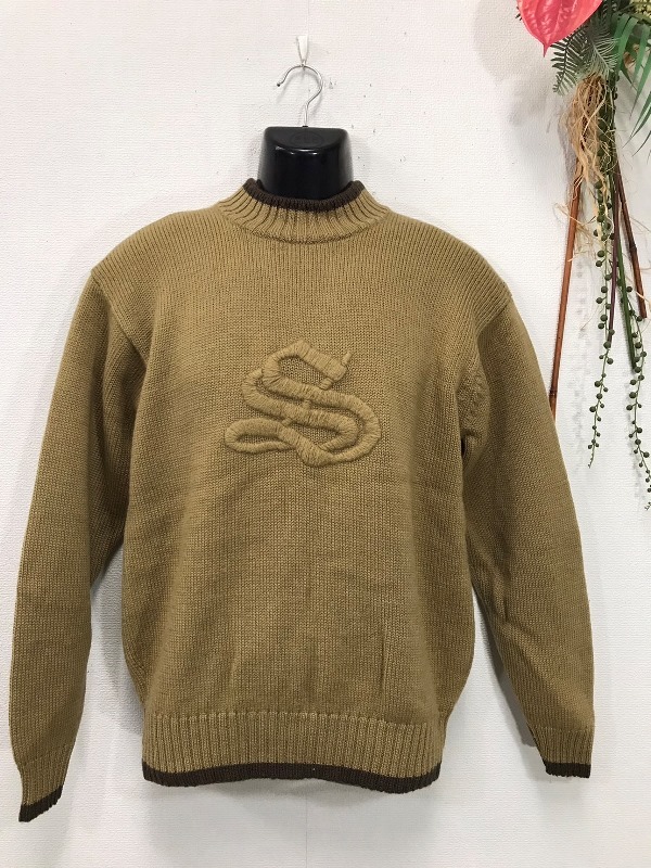 3206 【 That's The Real AMERICAN SCENE 】 ニットセーター サイズ:L 色:ブラウン拍卖