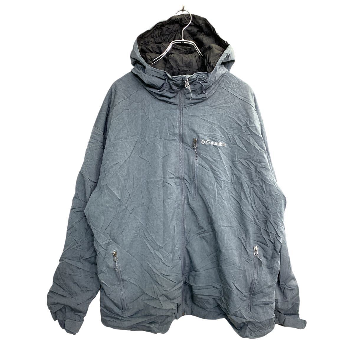 Columbia マウンテンパーカー ジャケット XLサイズ コロンビア グレー 古着卸 アメリカ仕入 t2411-3212拍卖