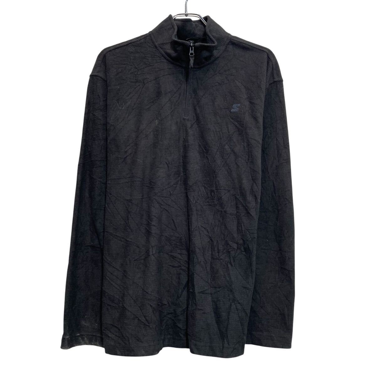 starter フリースジャケット スターター 2XL ブラック ビッグサイズ アウトドア 防寒 古着卸 アメリカ仕入 a611-6543拍卖