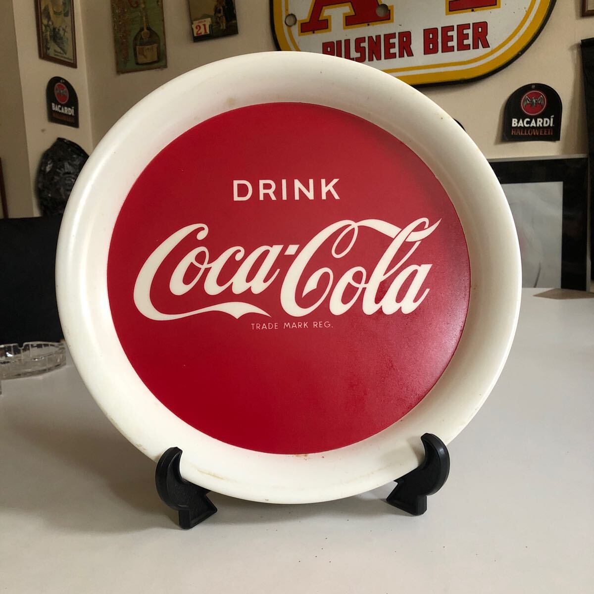 コカコーラ 昭和レトロ 当時物 おぼんトレー 看板拍卖