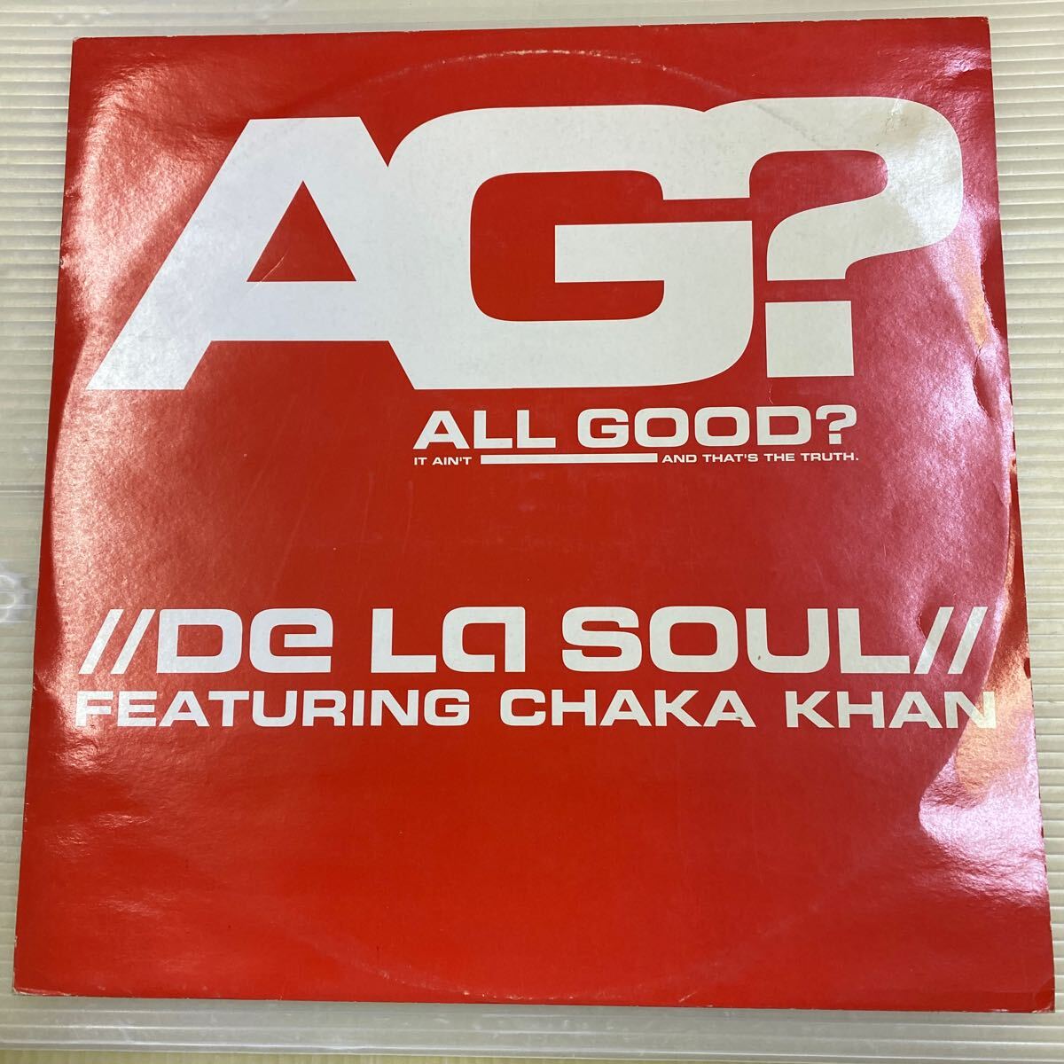 【同梱可】◎ デラソウル De La Soul Featuring Chaka Khan ● All Good?( 12インチ) ★061124☆ TVB2154拍卖