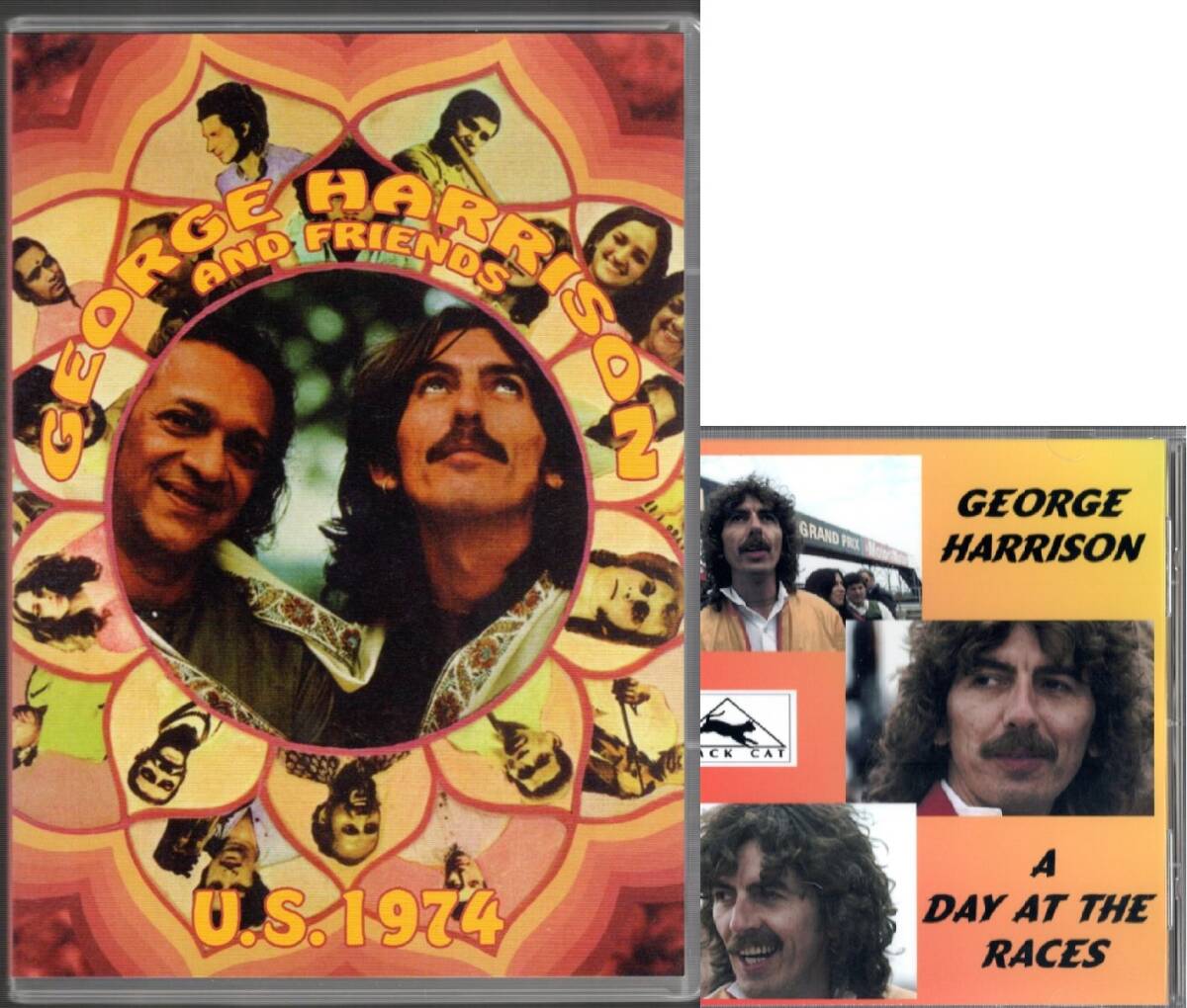 2点 4CD&DVD【GEORGE HARRISON AND FRIENDS 1974(2011年製)】&【A DAY AT THE RACES】GEORGE HARRISON Beatles ビートルズ拍卖