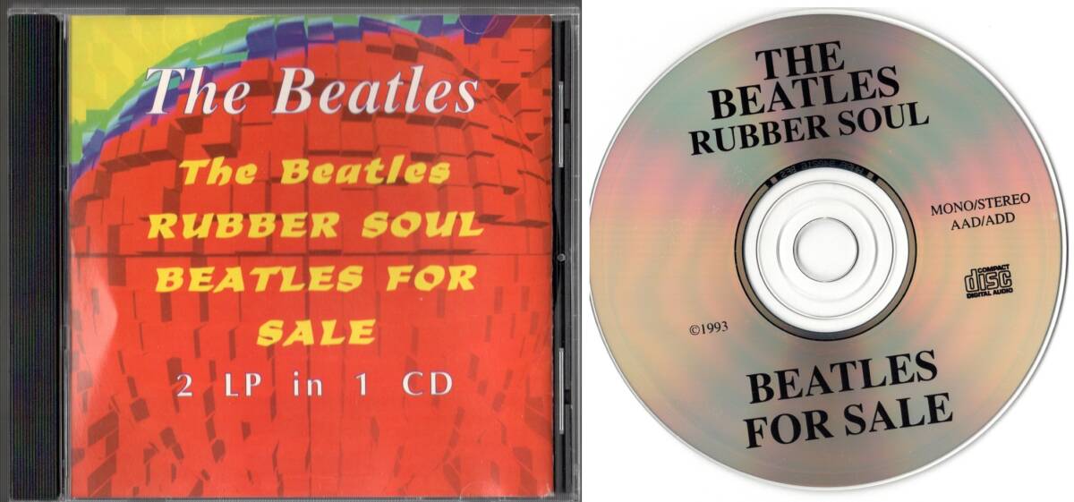ブルガリア製【RUBBER SOUL / BEATLES FOR SALE (2LP in 1) (Bulgaria 1993年)】Beatles ビートルズ拍卖