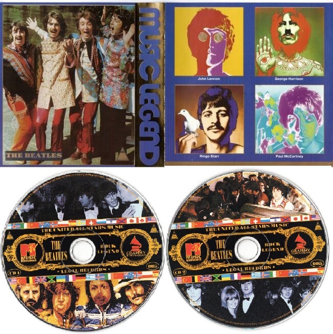 2CD ピクチャー盤【BEATLES ROCK LEGEND (2002年) 】Beatles ビートルズ拍卖