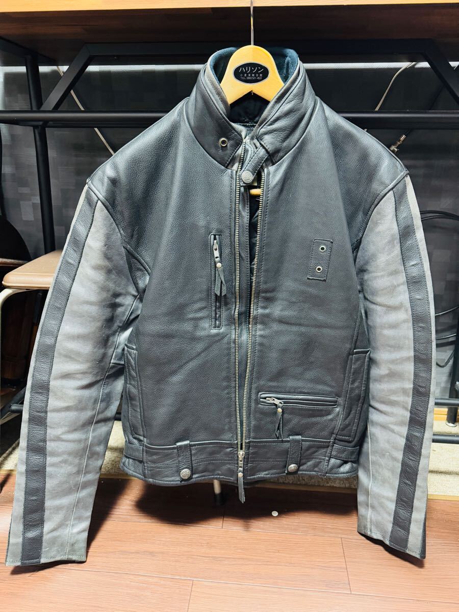HARLEY-DAVIDSON ライダースジャケット ブラック レザー 限定 古着 本革拍卖