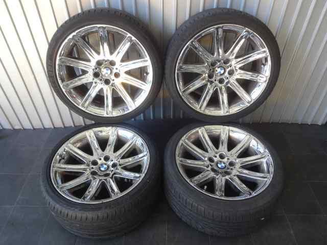 3397 BMW アルミホイール 19×9J 255/35/ZR19 275/35/ZR19 メッキ PCD:120 オフ:24 【個人宅配送不可】拍卖