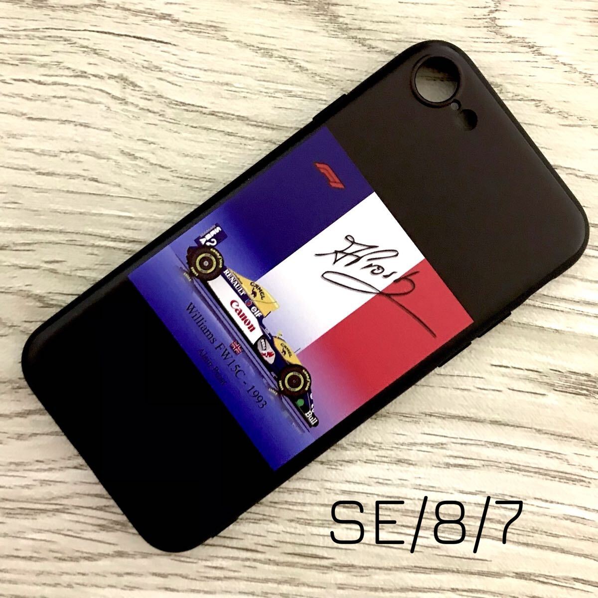 ウィリアムズ 1993 FW15C アラン・プロスト iPhone 8 / 7 / SE ケース F1 ルノー スマホ拍卖