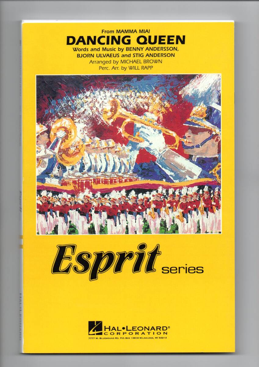 送料無料 マーチングバンド楽譜 ABBA:ダンシング・クイーン ミュージカル「マンマ・ミーア!」より マイケル・ブラウン編 試聴可拍卖