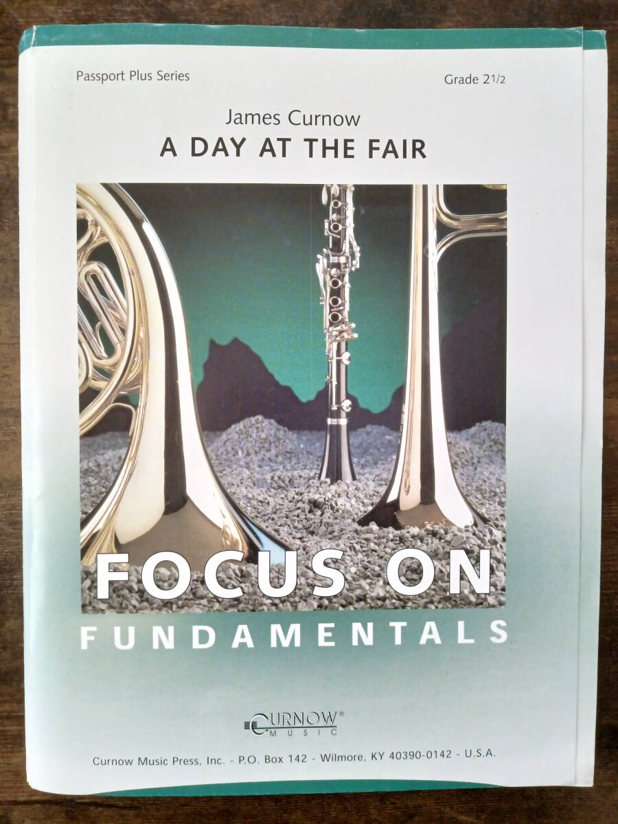 送料無料 吹奏楽楽譜 ジェイムズ・カーナウ:遊園地の一日 試聴可 スコア・パート譜セット拍卖