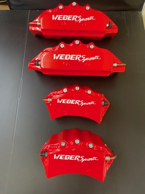 2015-2018  GRJ15W FJクルーザー用 キャリパーカバー 展示品 1台分 WEBERSPORTS製拍卖