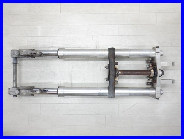 !☆5S484 ゼファー400カイ ZR400C フロントフォーク オイル漏れ曲り無 ステアリングステム トップブリッジ フロントアクスルシャフト 160拍卖