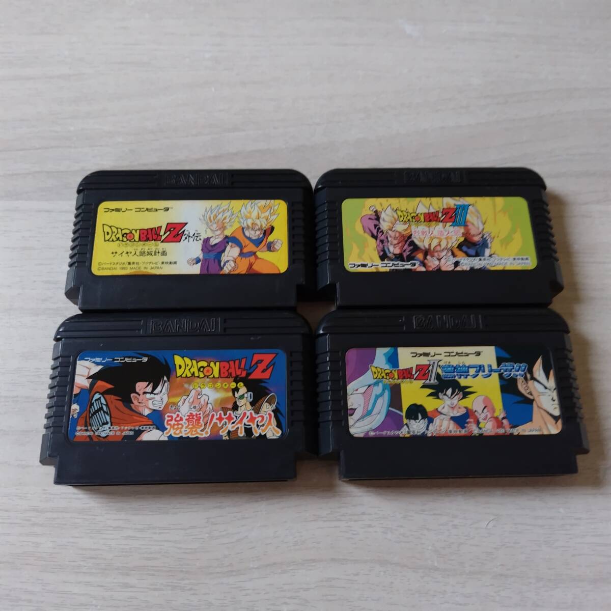 ◯即決 FC ドラゴンボールZ外伝 サイヤ人絶滅計画 等4本!   レターパックライト FC8本まで GB30本まで GBA30本以上同梱可◯拍卖