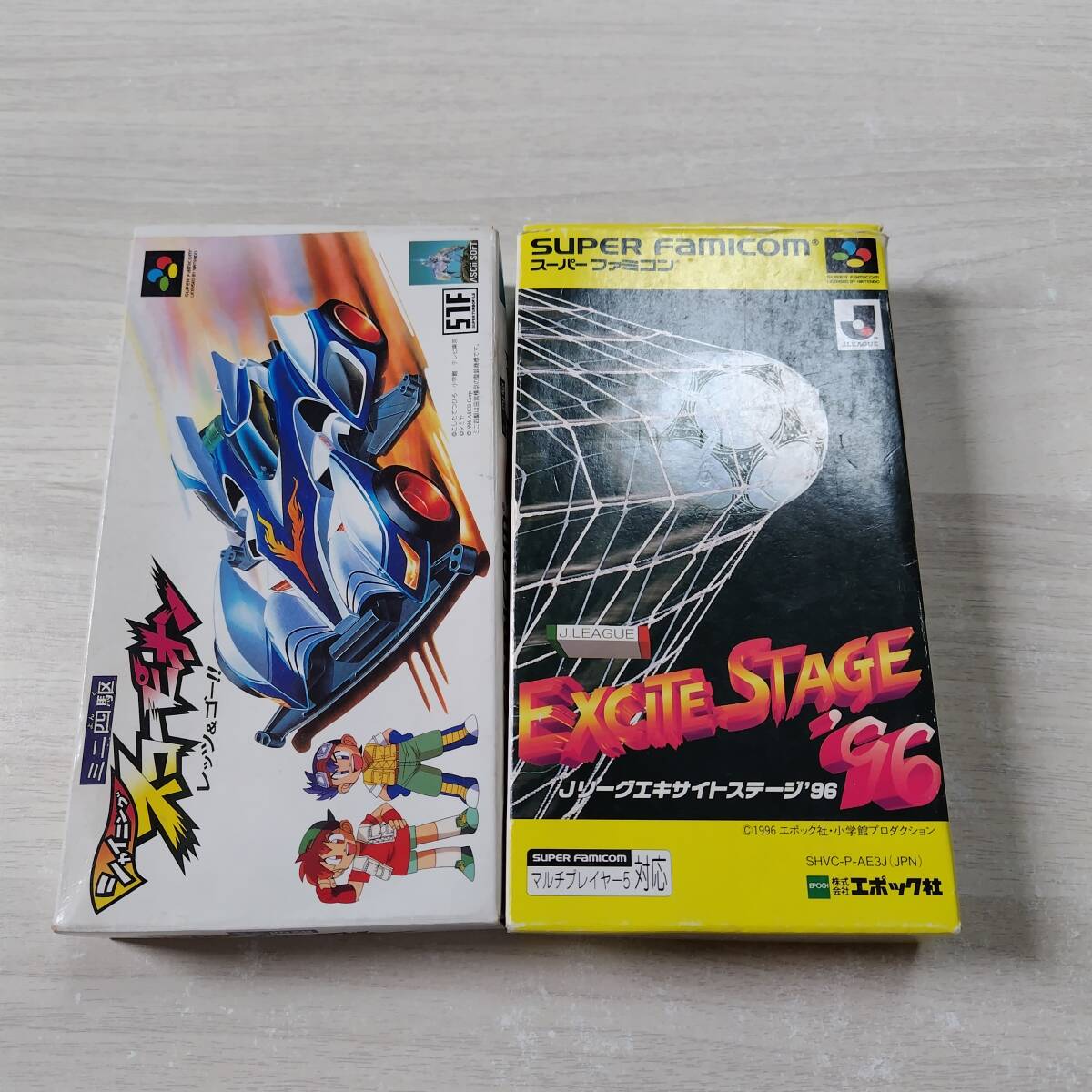 ◯SFC ミニ四駆 シャイニングスコーピオン レッツ&ゴー!! Jリーグエキサイトステージ’96  箱説付き  何本でも同梱OK◯拍卖