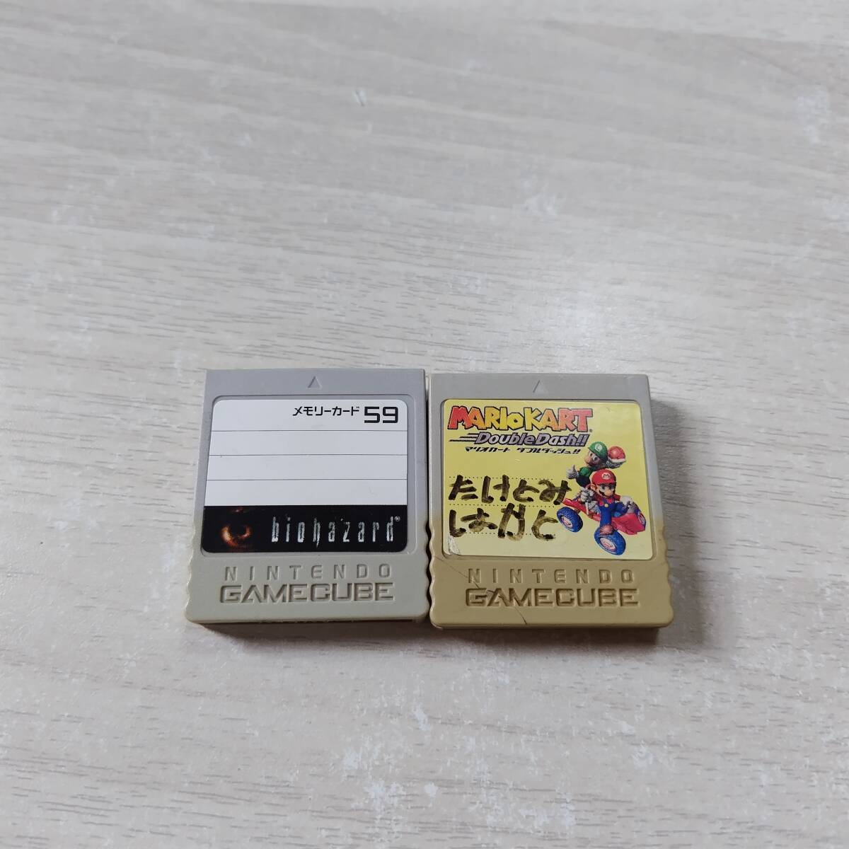 ◯ニンテンドーゲームキューブ メモリーカード59 2本! 何本でも同梱OK◯拍卖