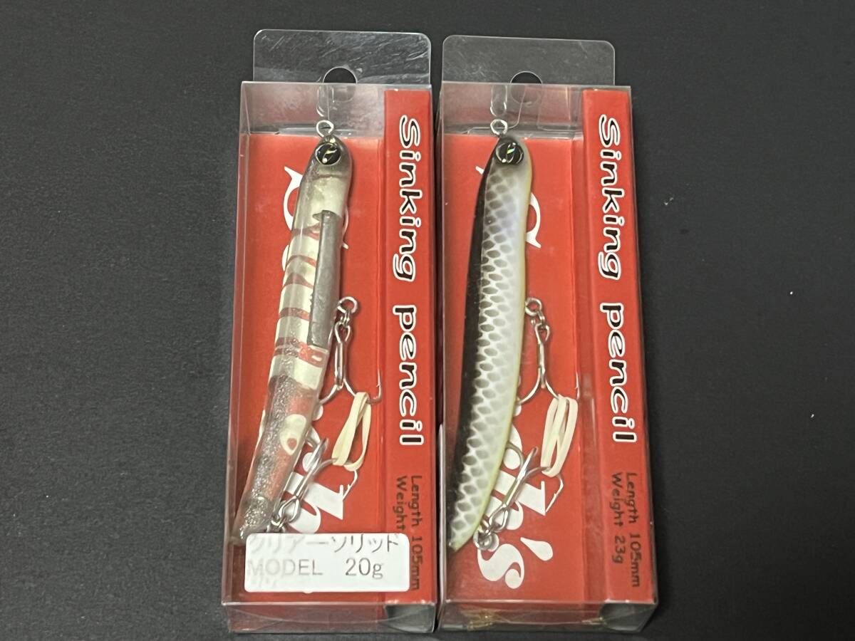 ■■ 新品 ディークロー サーチ シンキングペンシル 105㎜ 2色セット D-Claw ■■ A1.11拍卖