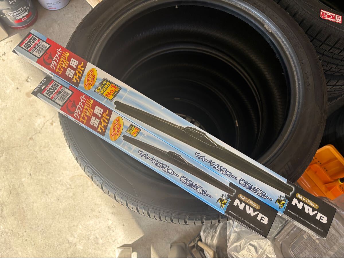 NWB グラファイトエアロスリム対応雪用ワイパー 30系 アルファード/ヴェルファイア 運転席/助手席セット AS70W/AS35W 送料無料拍卖