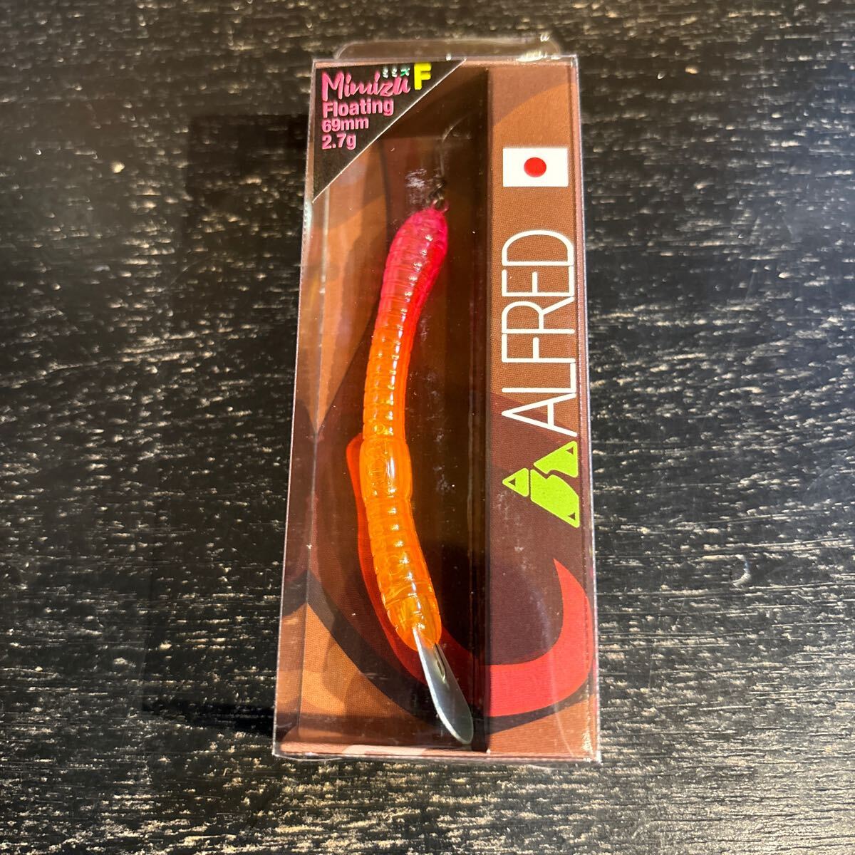 アルフレッド ミミズ 69mm F エリア トラウト エナジーピンキーグロー拍卖