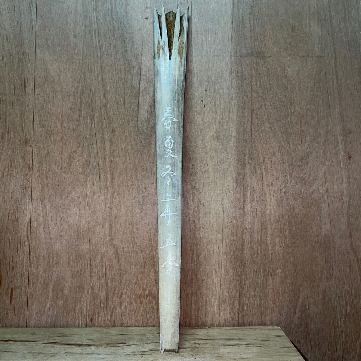 当時物 カジキマグロ 角 彫刻 彫り物有 ツノ材 置物 オブジェ 加治木 梶木 白皮鮪 牙 剥製 骨 標本 美術品拍卖