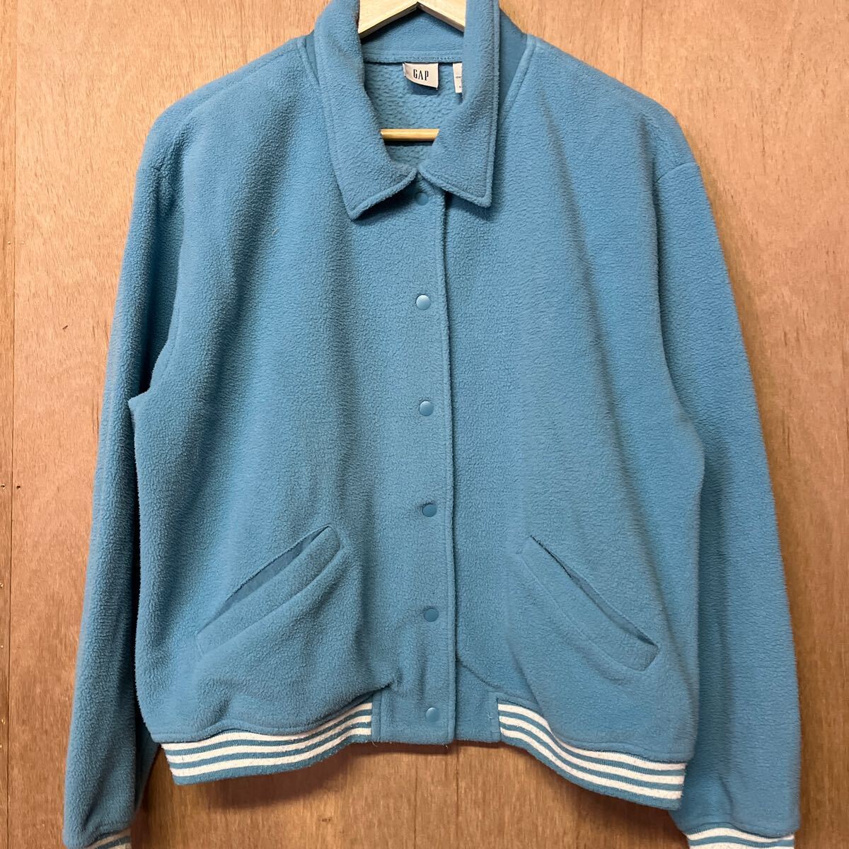 90s 【OLD GAP】ジャケット アウター スウェット地 ブルゾン Sサイズ レアカラー ビンテージ 当時物拍卖