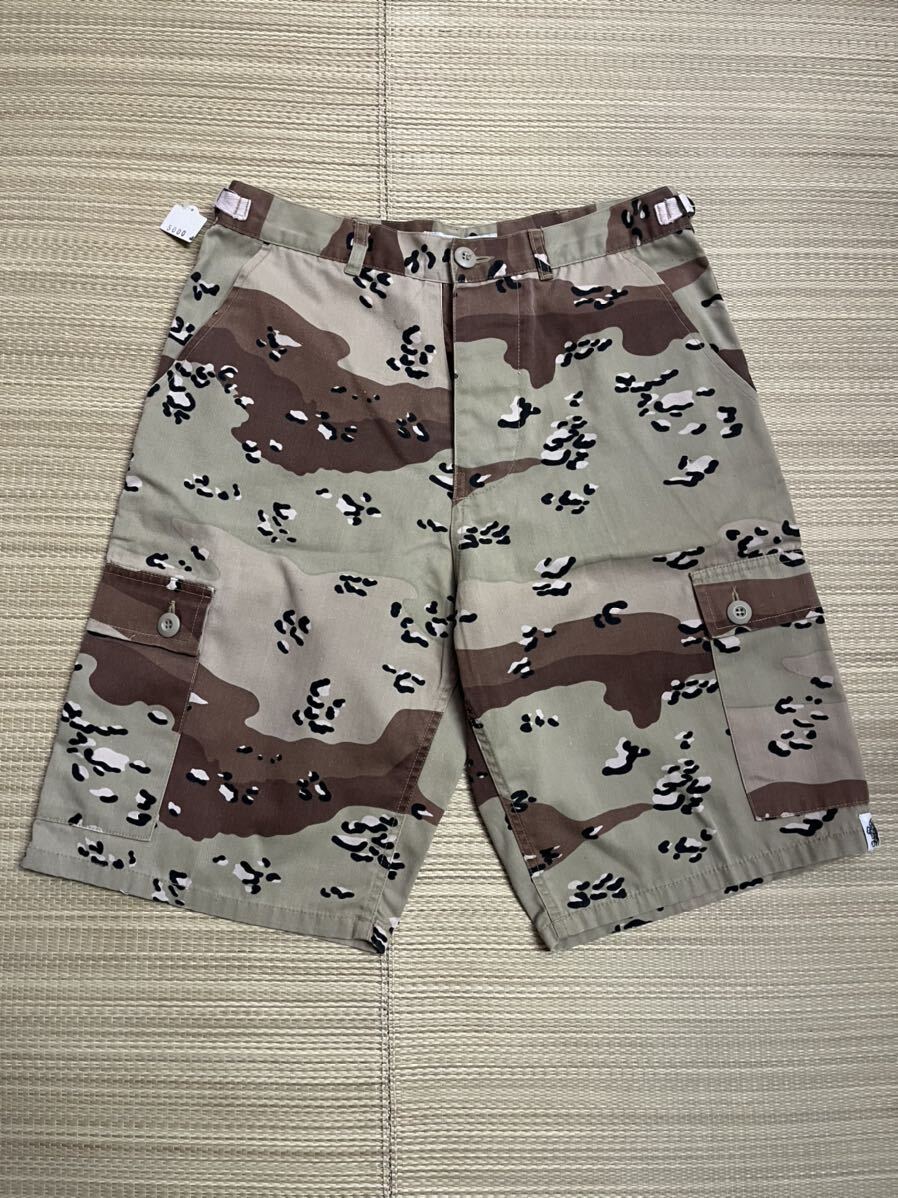 レア 【funny farm】ファニーファーム 迷彩 ハーフパンツ 総柄 カモ ビンテージ ショートパンツ 拍卖